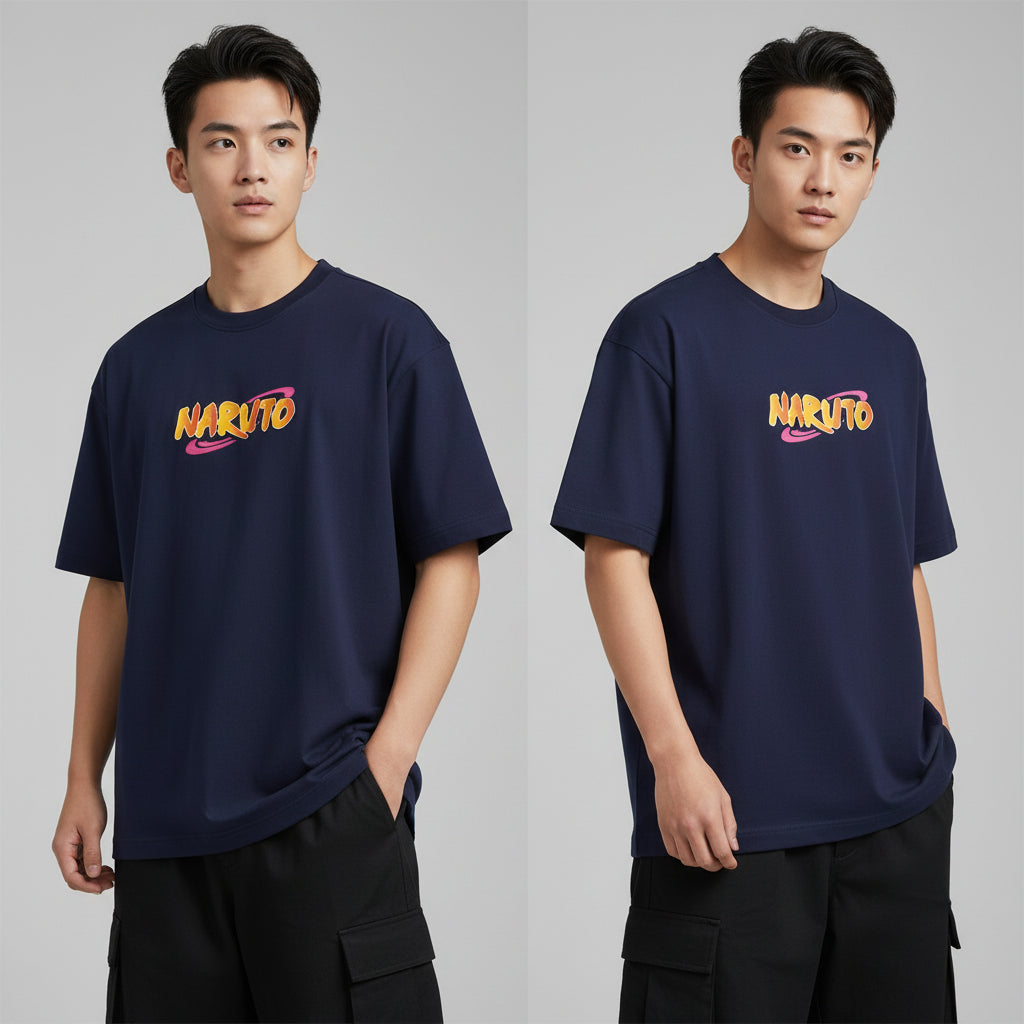 LOSTSET “Street King – NARUTO Akatsuki Collage Edition” Premium Oversized Tee
