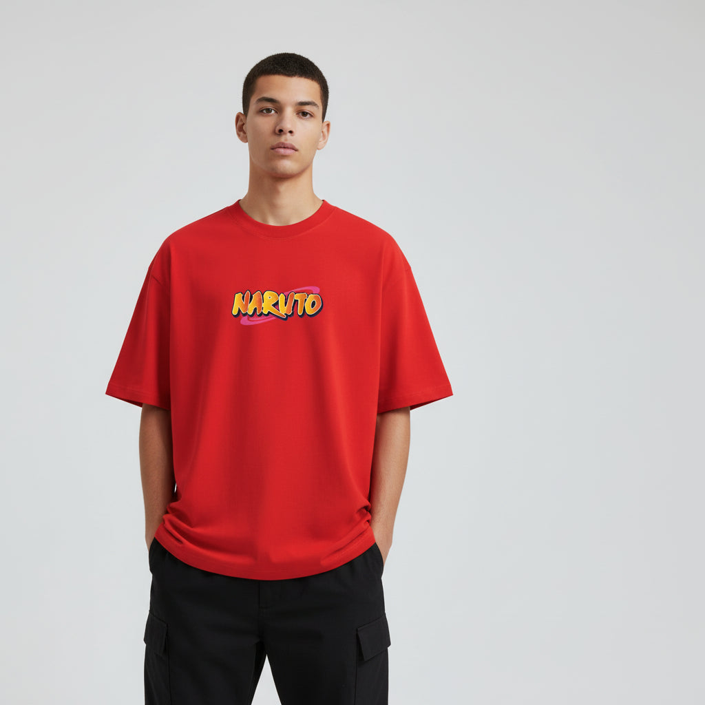 LOSTSET “Street King – NARUTO Shinobi Eyes Edition” Premium Oversized Tee