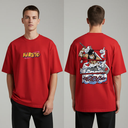 LOSTSET “Street King – Shinobi Rage Edition (Red)” Premium Oversized Tee