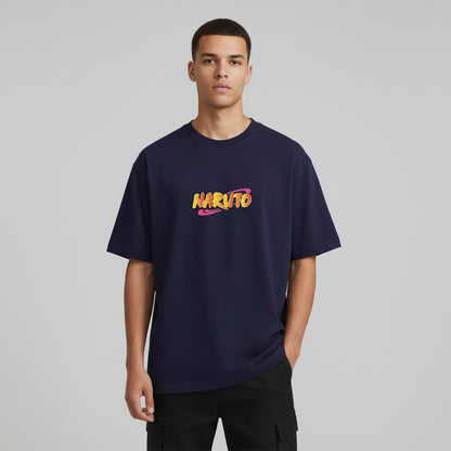LOSTSET “Street King – NARUTO Uzumaki Vertical Edition” Premium Oversized Tee