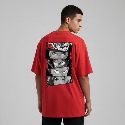 LOSTSET “Street King – NARUTO Shinobi Eyes Edition” Premium Oversized Tee