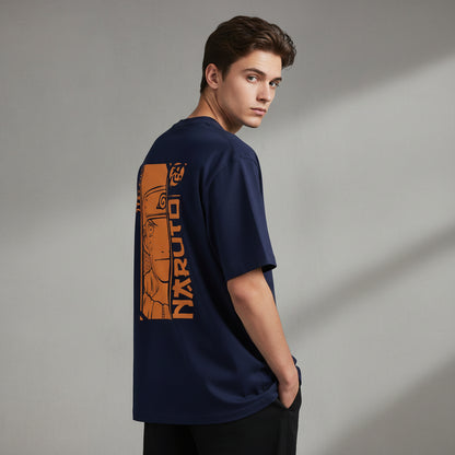 LOSTSET “Street King – NARUTO Uzumaki Vertical Edition” Premium Oversized Tee