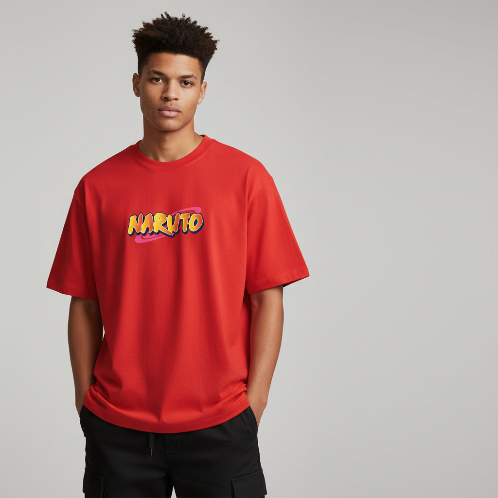 LOSTSET “Street King – NARUTO Shinobi Eyes Edition” Premium Oversized Tee