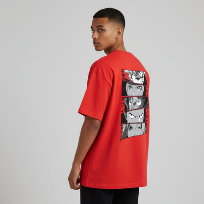 LOSTSET “Street King – NARUTO Shinobi Eyes Edition” Premium Oversized Tee