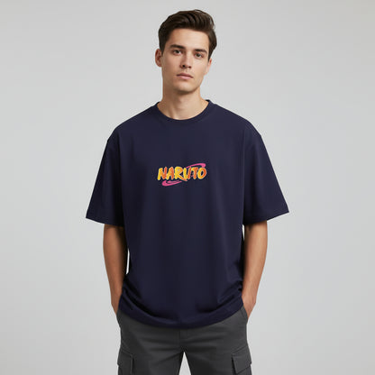 LOSTSET “Street King – NARUTO Uzumaki Vertical Edition” Premium Oversized Tee