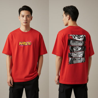 LOSTSET “Street King – NARUTO Shinobi Eyes Edition” Premium Oversized Tee