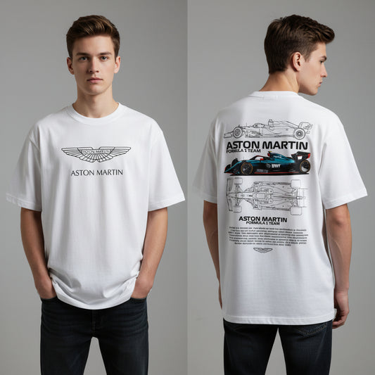 LOSTSET “Street King – ASTON MARTIN Formula One Edition” Premium Oversized Tee